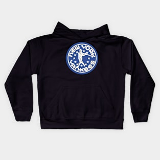 New York yankees blue Kids Hoodie